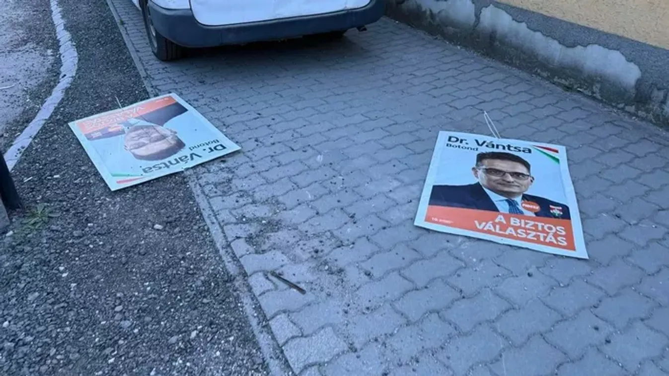 Újra vandálok tépkedtek fideszes plakátokat, ezúttal Szigetszentmiklóson
