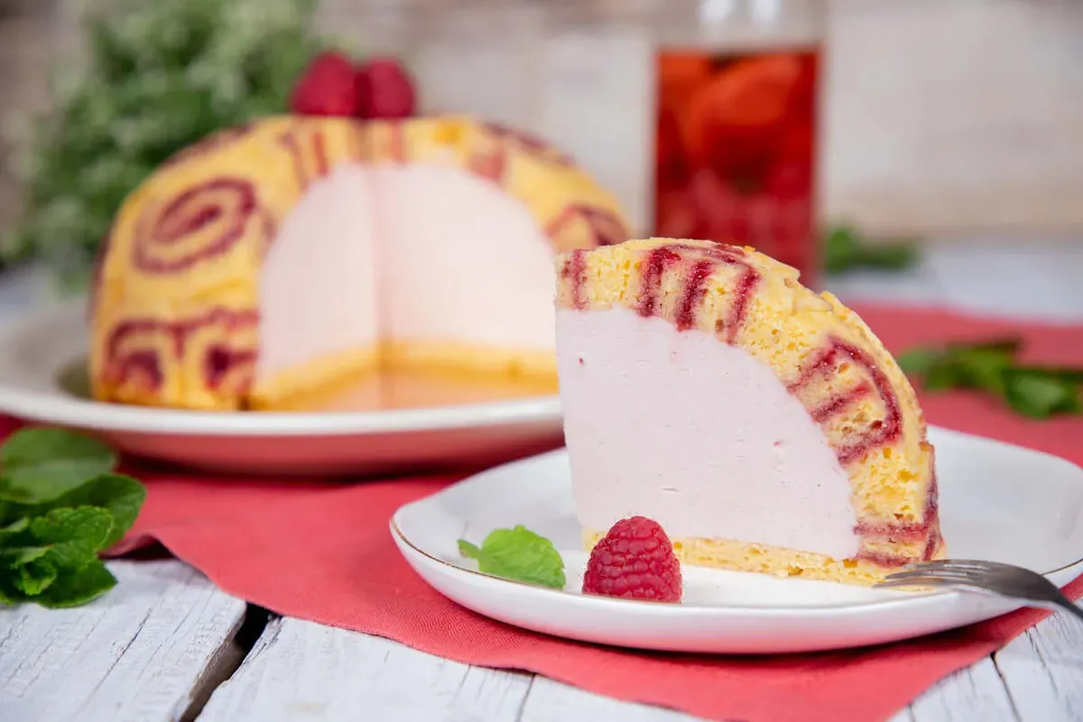 Málnás Charlotte torta