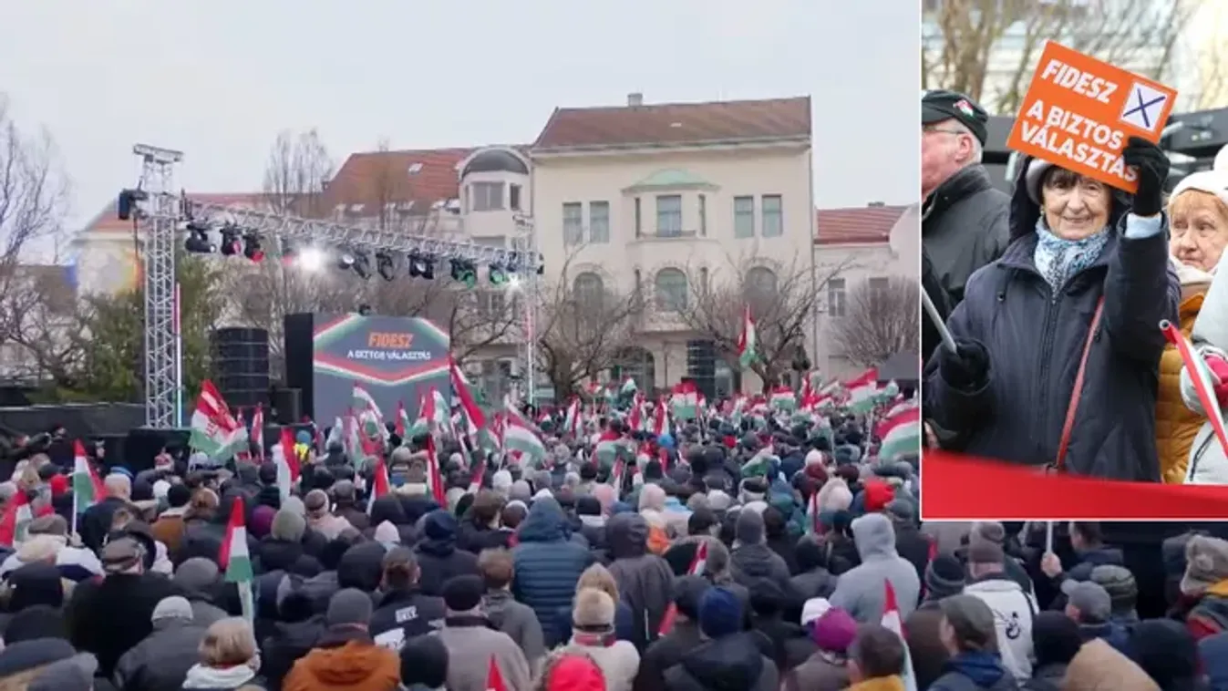 Hatalmas tömeg gyűlt össze: így várják Orbán Viktort Veszprémben - Fotó