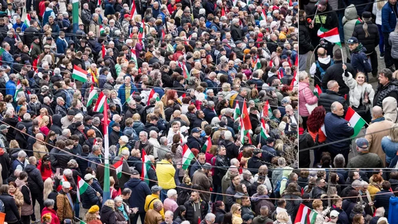 "Háromszor annyian vagyunk, mint a Tisza" - Végeláthatatlan tömeg gyűlt össze Miskolcon