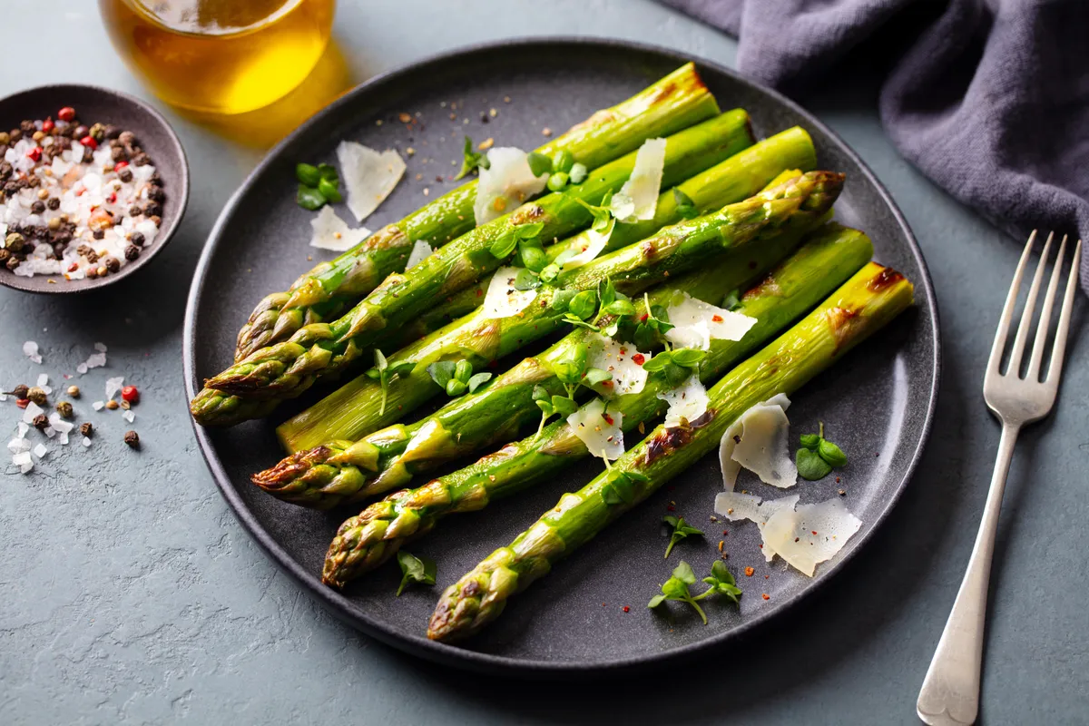 Ropogós spárga recept alapján készült fogás.