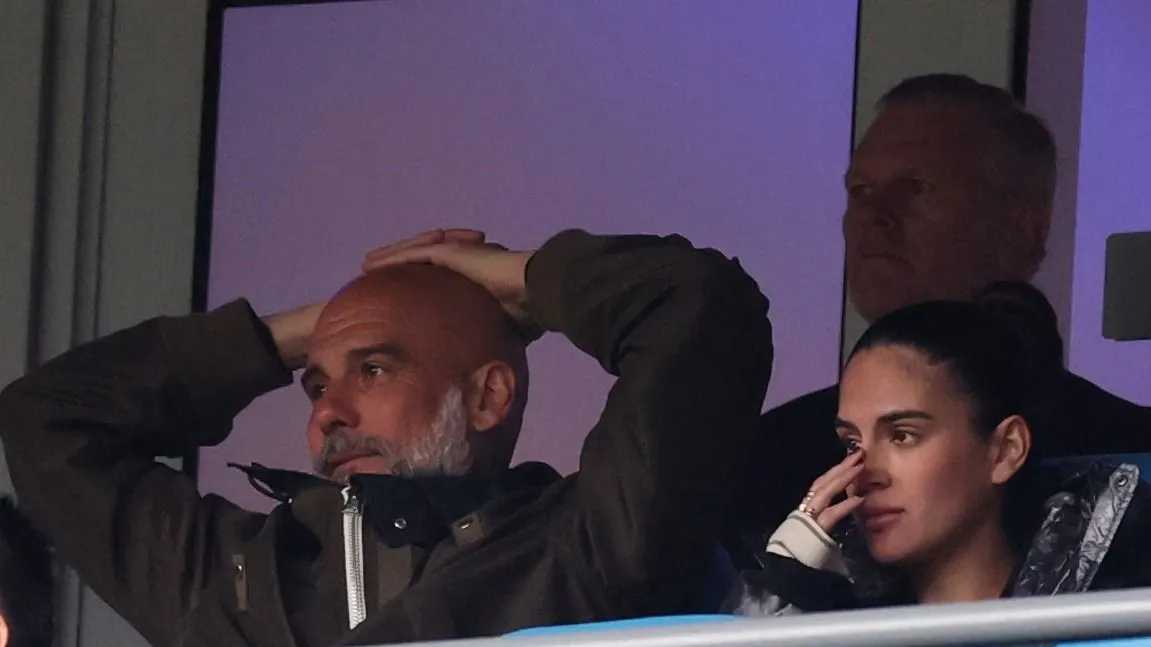 A Manchester City edzője a legidősebb lánya, Maria Guardiola mellett izgulta végig a Liverpool elleni kuparangadót