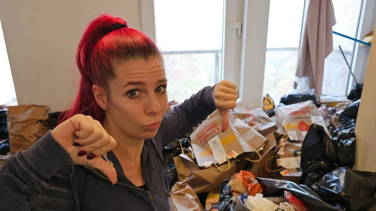 Fodor Barbara tavaszi nagytakarítás közben