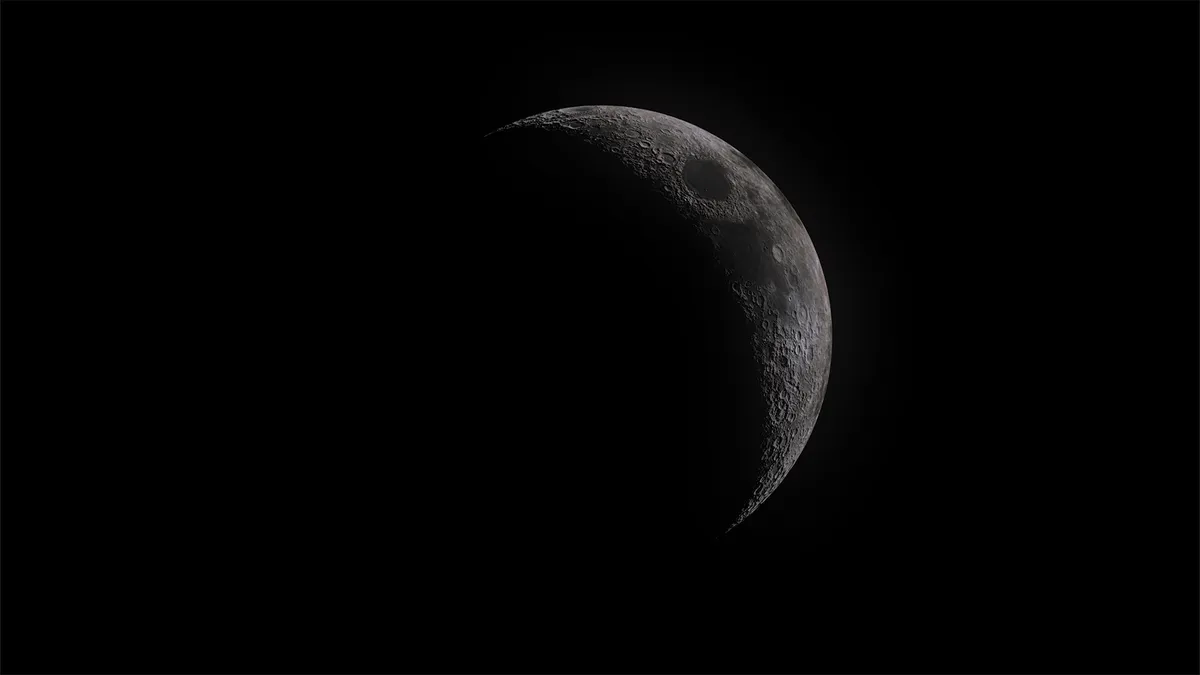 Fogyóhold fázis a személyiségtesztben.