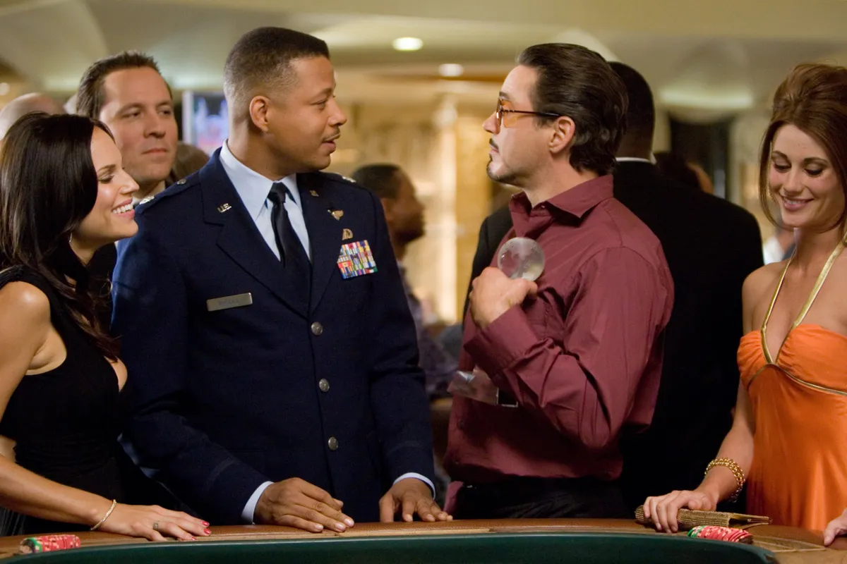 ROBERT DOWNEY JR. és TERRENCE HOWARD a Vasemberben.