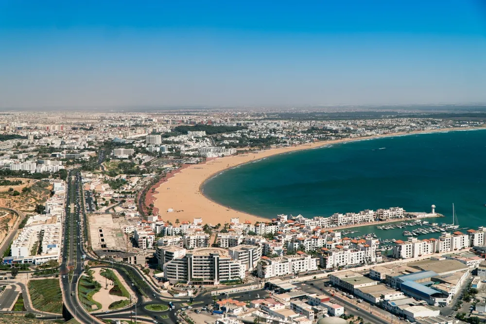 Agadir, Marokkó, az olcsó nyaralási helyszín