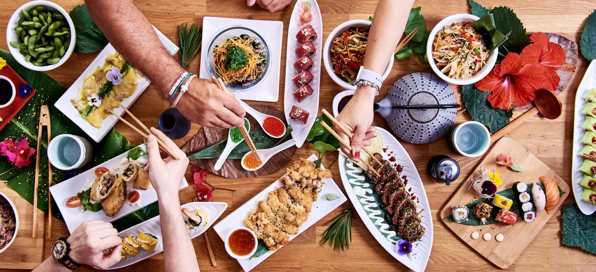 Japán vacsora barátokkal