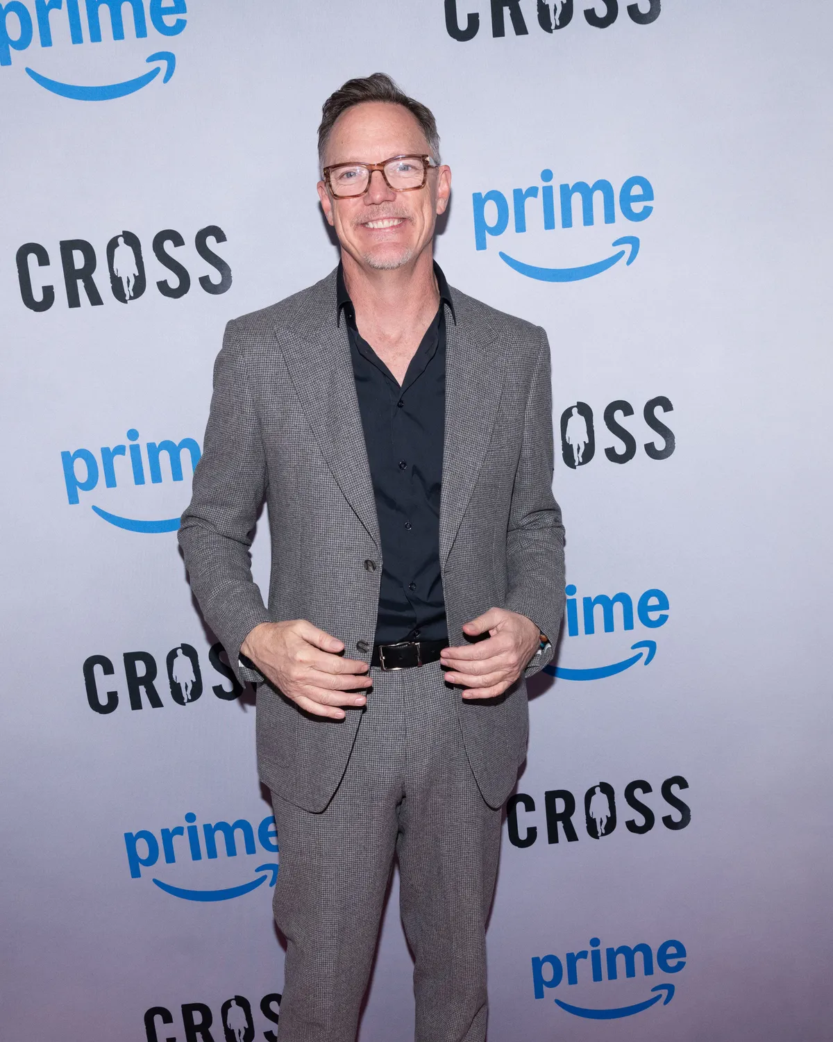 Matthew Lillard a Cross sorozat premierjén.