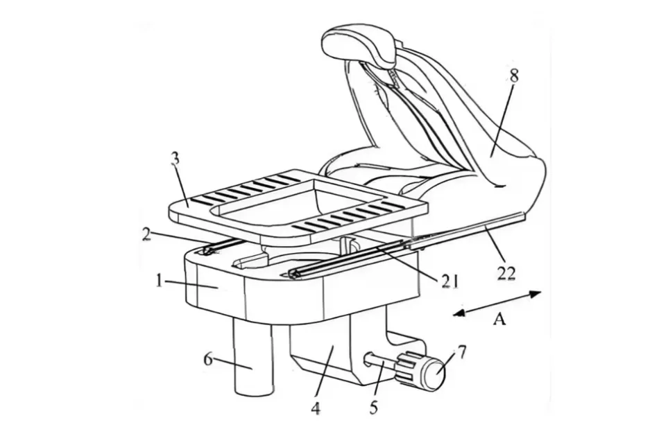 A kínai autógyártó rejtett wc-t szabadalmaztatna új autójába