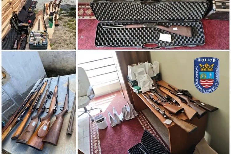 Egy személy rejtegette a veszélyes fegyvereket