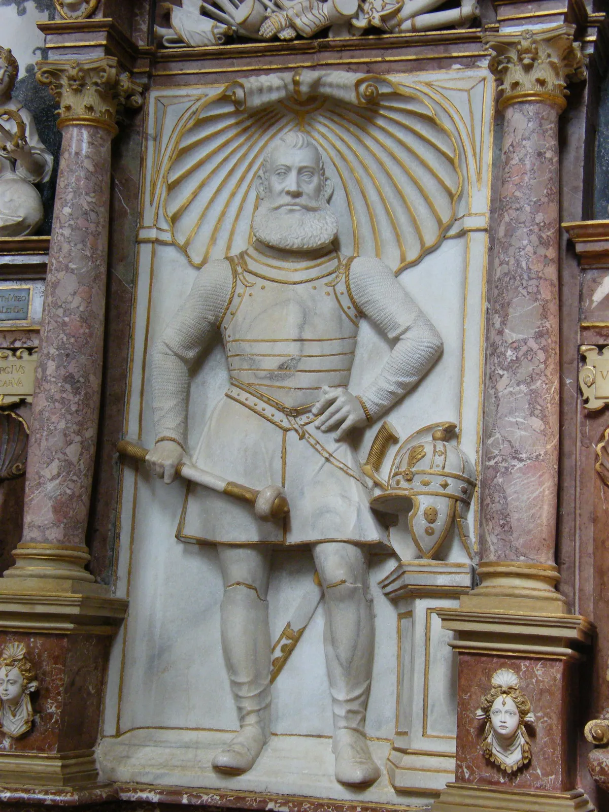 gróf Thurzó György nádor síremléke Árva várában.