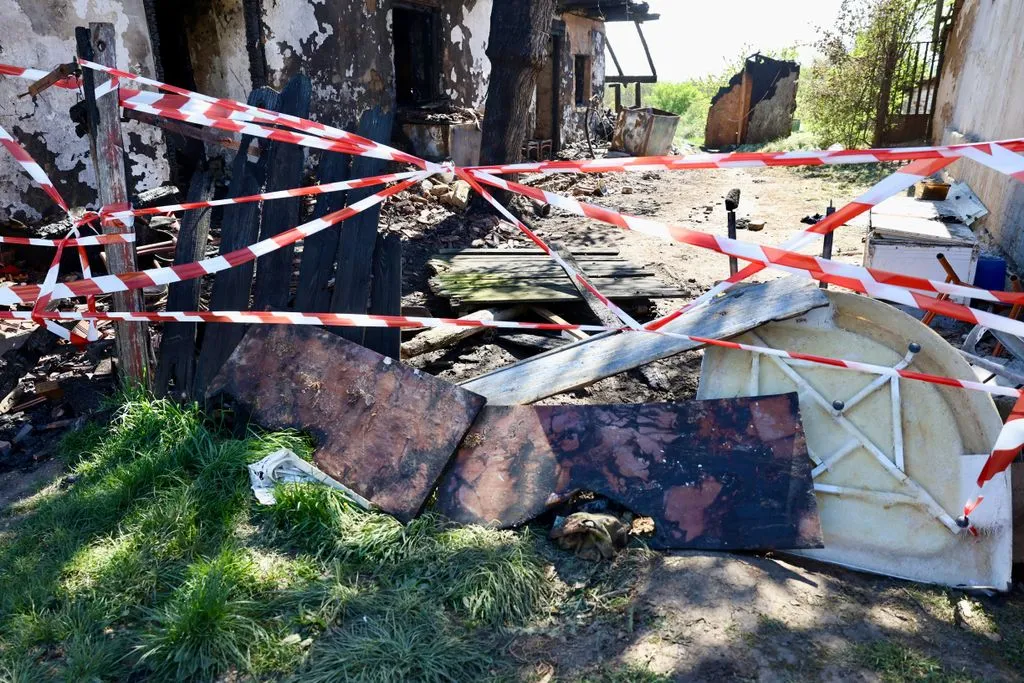 halálos háztűz Kálló, kigyulladt