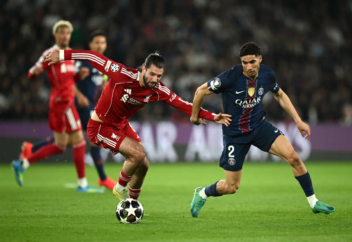 PSG-Liverpool: Szoboszlai Dominik