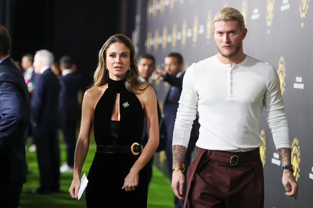 Loris Karius és Diletta Leotta