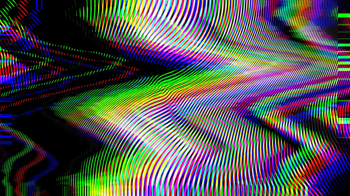 fehér zaj egy képernyőn