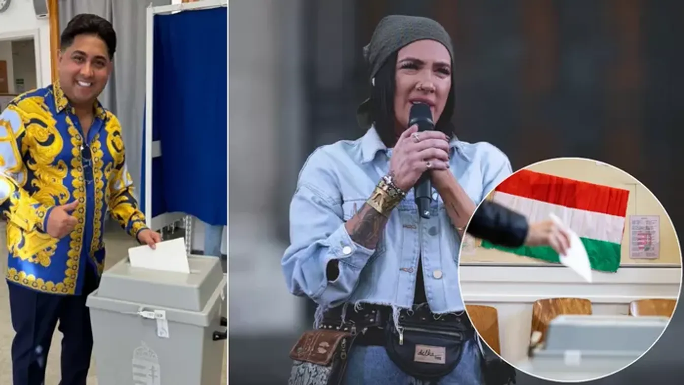 „Indulunk szavazni!” – Tóth Gabi, Kis Grófo és a hazai hírességek a stabilitásra és a biztonságra voksoltak