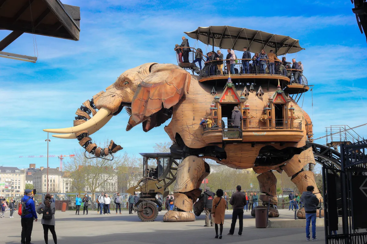 a Les Machines de l’île mechanikus elefántja