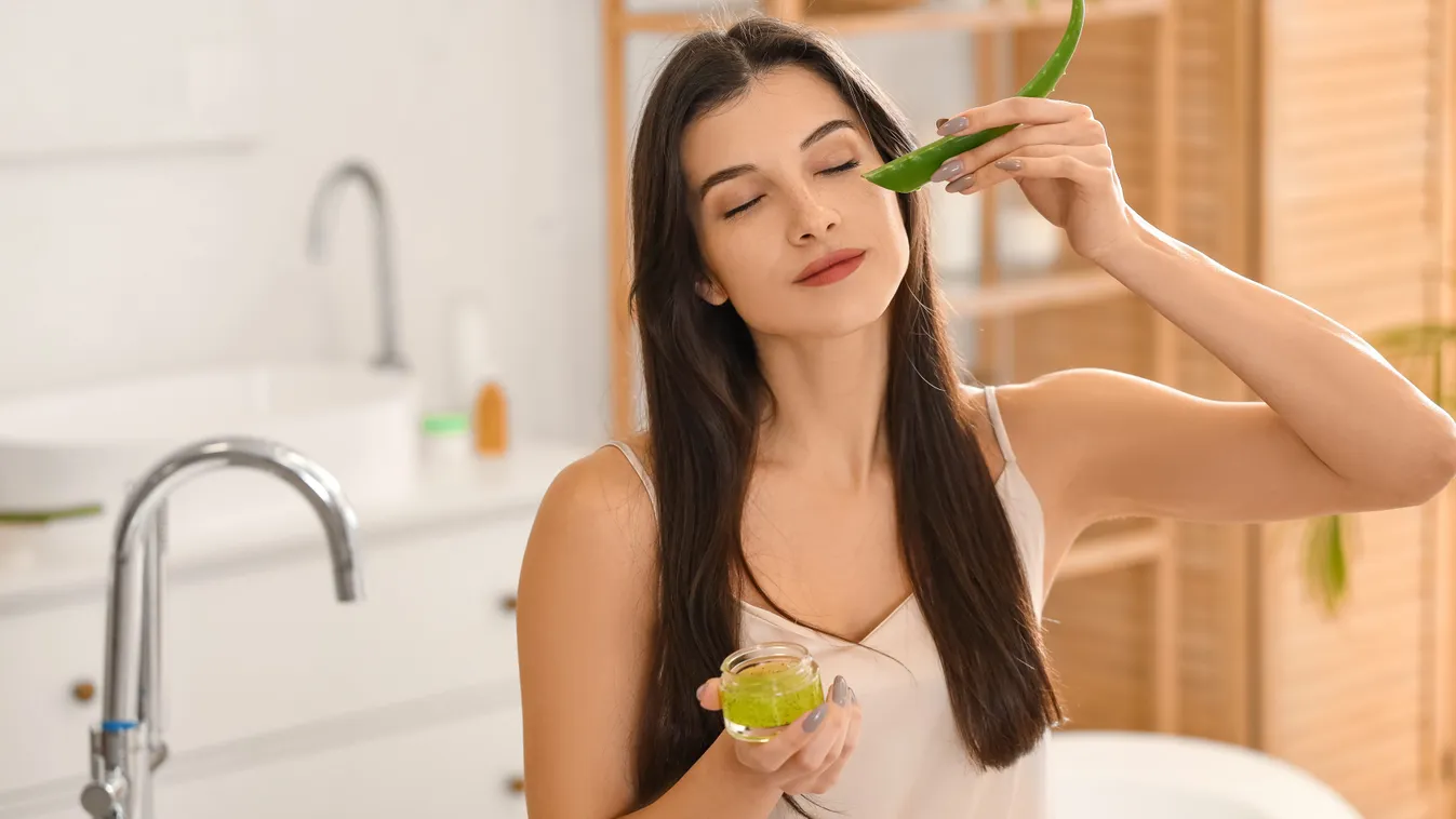 Bőrfeszesítés házilag aloe vera növénnyel.