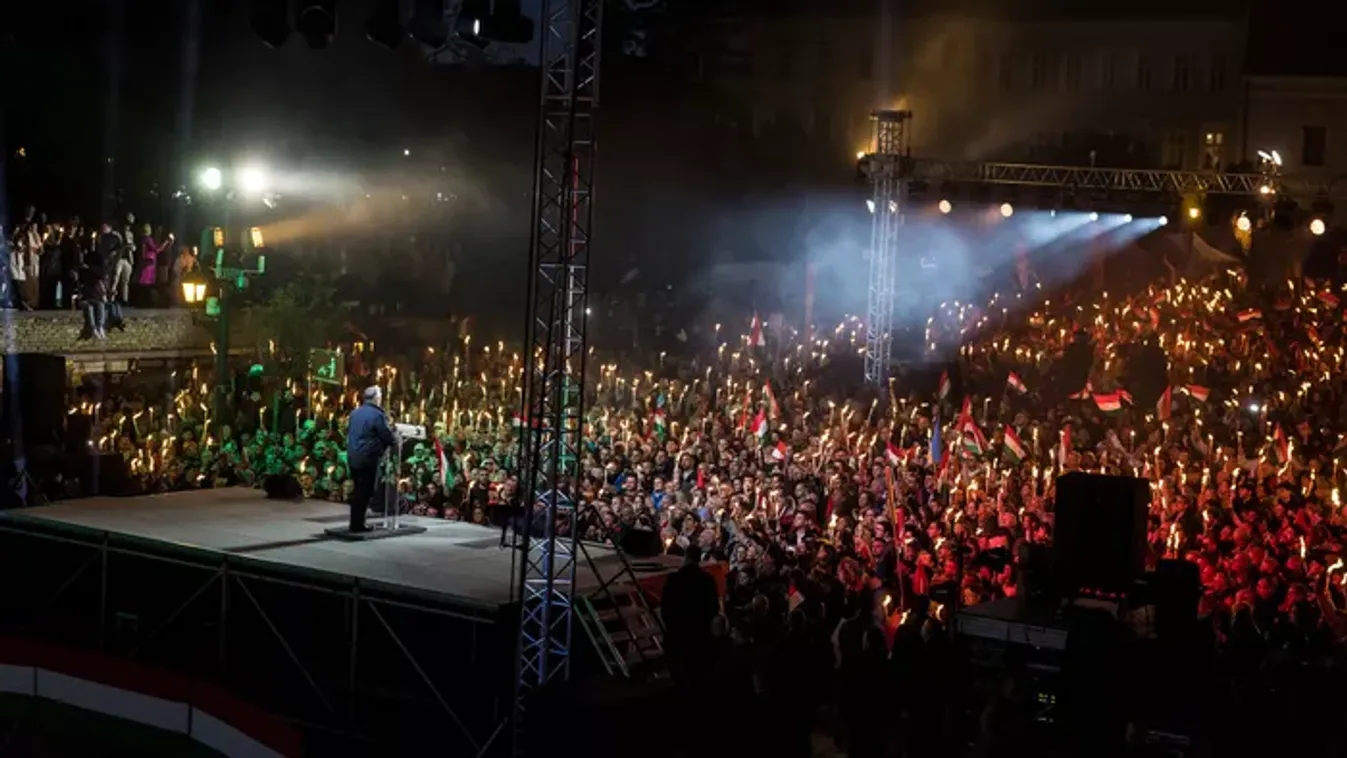 Ukrajna és az EU is megkapta a maga üzenetét a Fidesz szimpatizánsaitól a kampányzárón