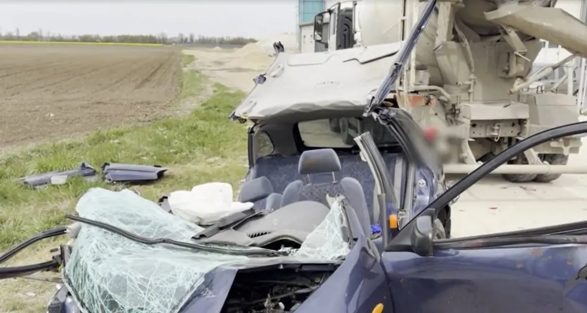 Csorna közelében, a 85-ös úton történt a baleset