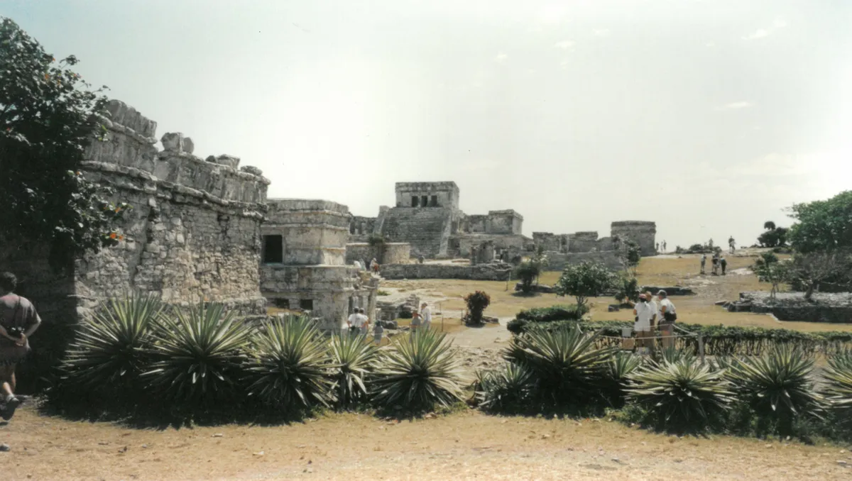 Tulum maja romváros Mexikóban.