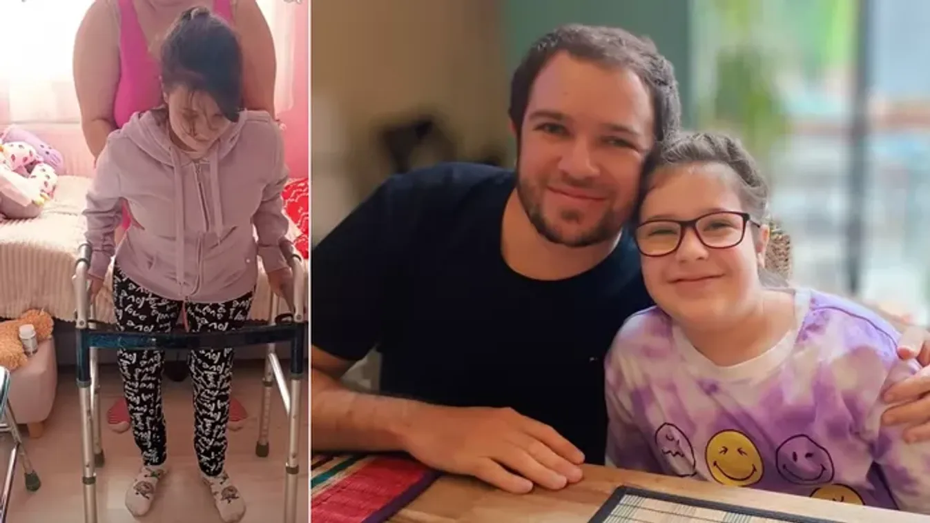 Csoda történt: üvegcsontú Lívia hosszú idő után megtette az első lépéseit