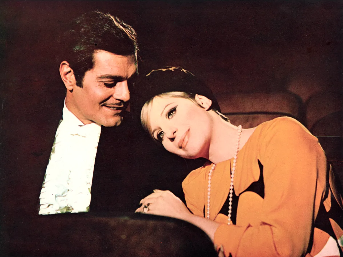 Omar Sharif és Barbra Streisand a Funny Girl című filmben.