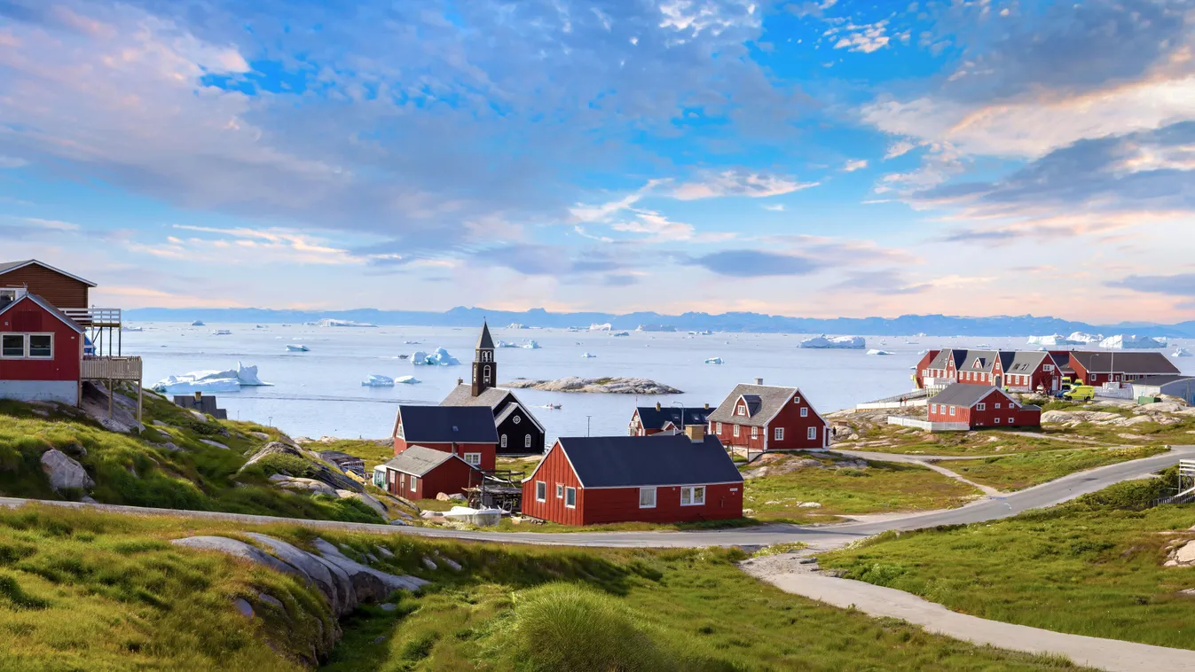 Grönland olvadó jégsapkái fenyegető figyelmeztetést jelentenek. 