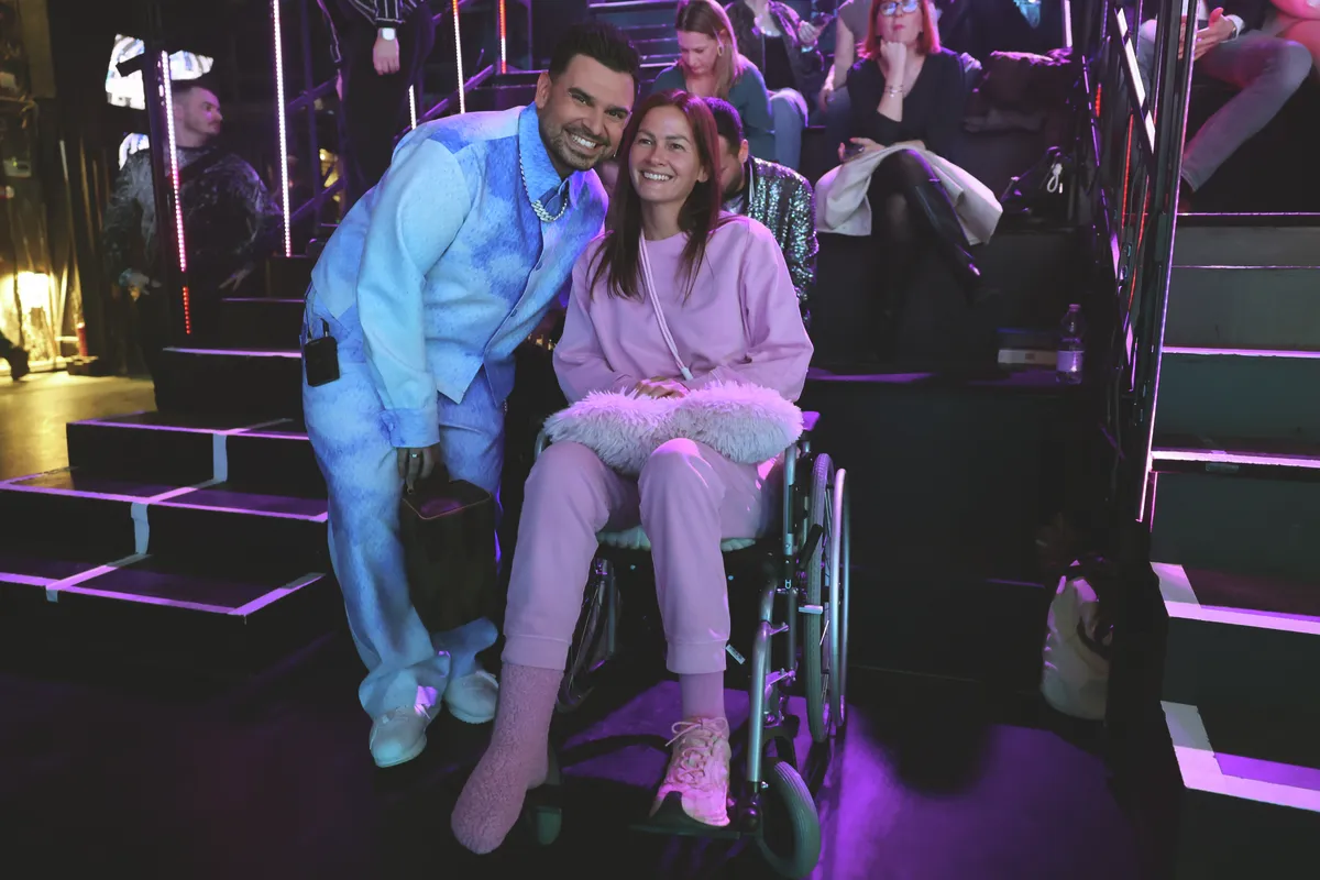 Horváth Tamás felesége a műtétje óta még mindig kerekesszékben üli végig A Nagy Duettet.