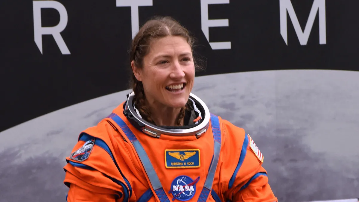 Christina Koch Artemis II Mission Astronauts Prepare for Launch Around the Moon at Cape Canaveral, Florida