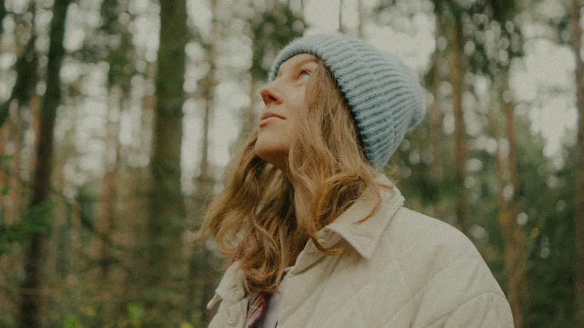 hűvös, hideg, kirándulás, erdő