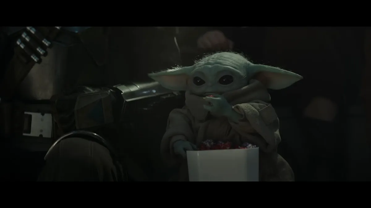 Grugi a Star Wars-filmek jelenlegi legnépszerűbb szereplője.