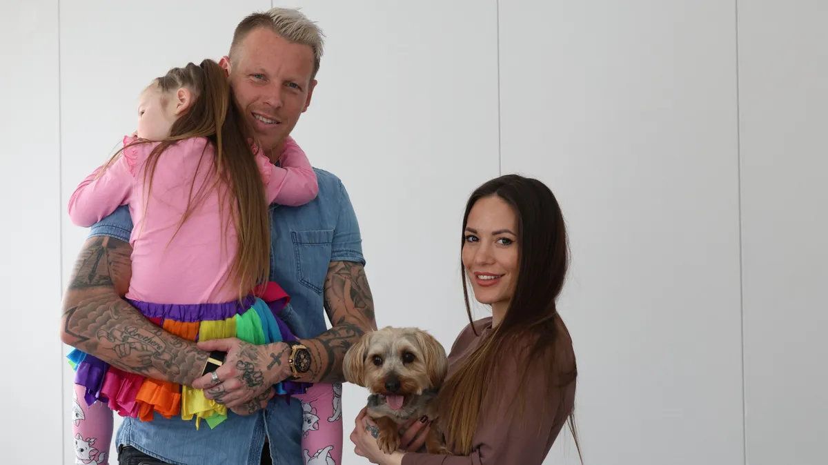 Gróf Dávid és Klaudia gyermeke, Tia máris sportoló szeretne lenni