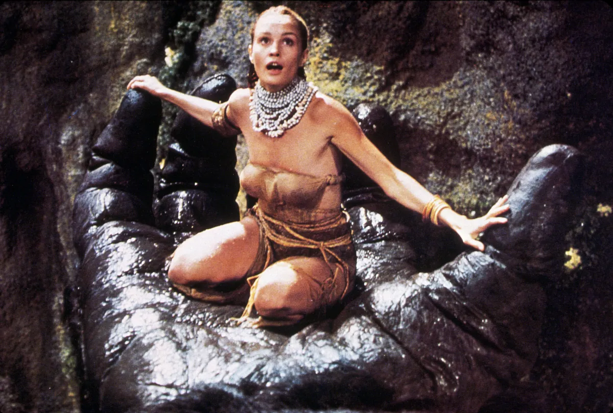 Jessica Lange a King Kong főszerepében.