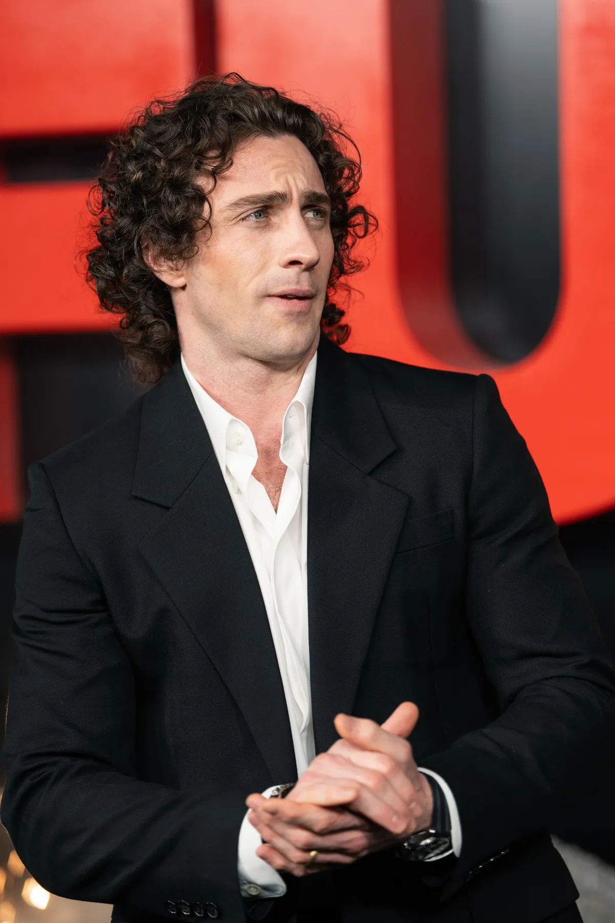 Aaron Taylor-Johnson a Fuze sorozat premierjén.