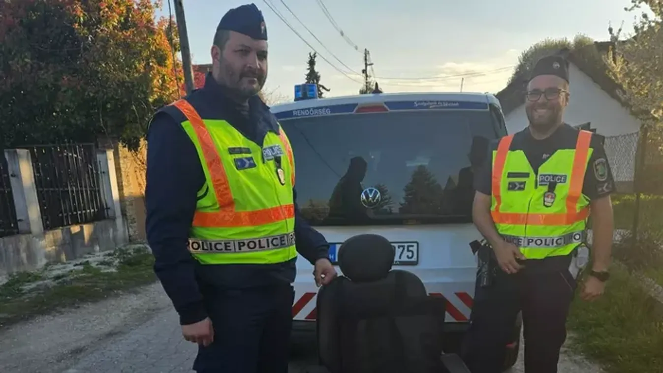 Bajbajutott kerekesszékes idős férfin segített a rendőrség