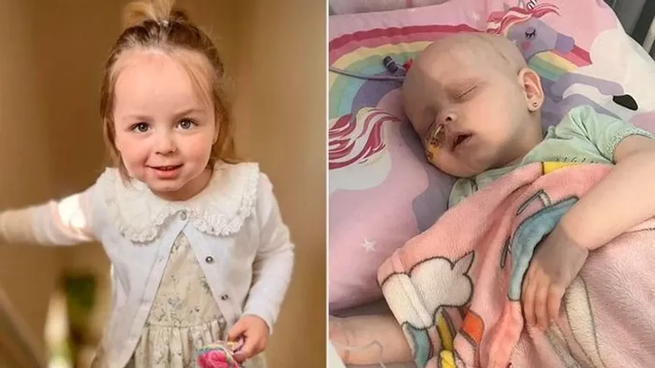 „Olyan volt, mintha kicsúszott volna alólunk a talaj” – mandulagyulladásnak hitték, agresszív agydaganatot találtak a csöpp kislánynál