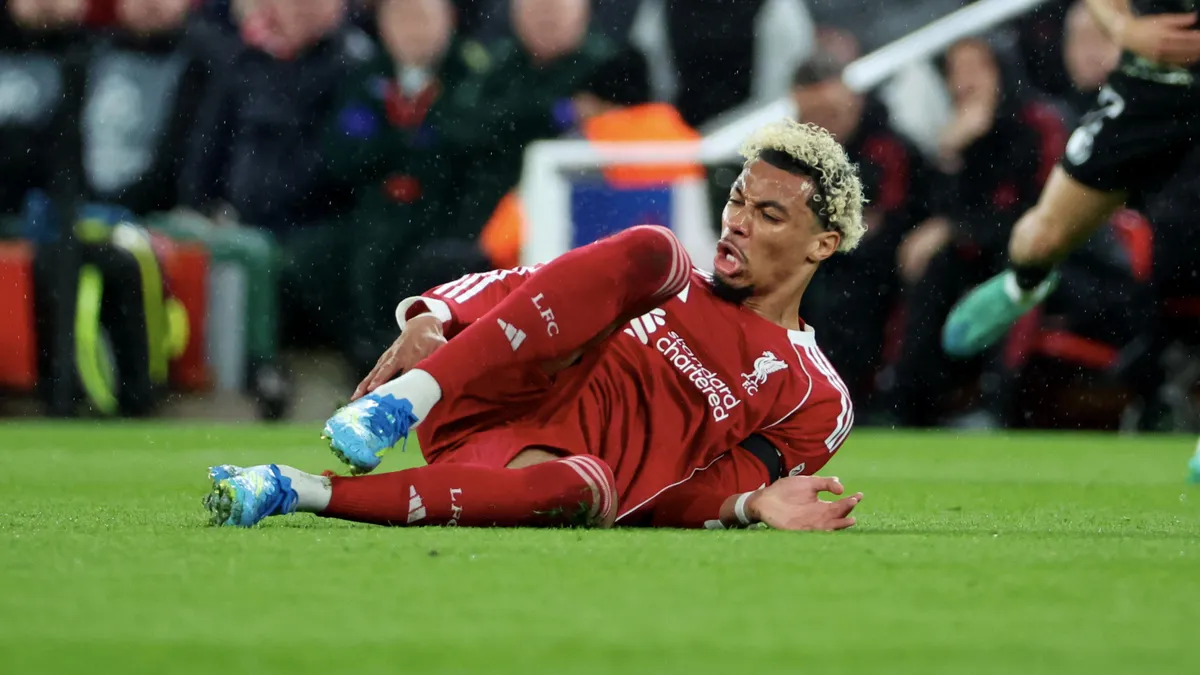 Hugo Ekitiké horrorsérülést szenvedett a Liverpool-PSG Bajnokok Ligája mérkőzés visszavágóján