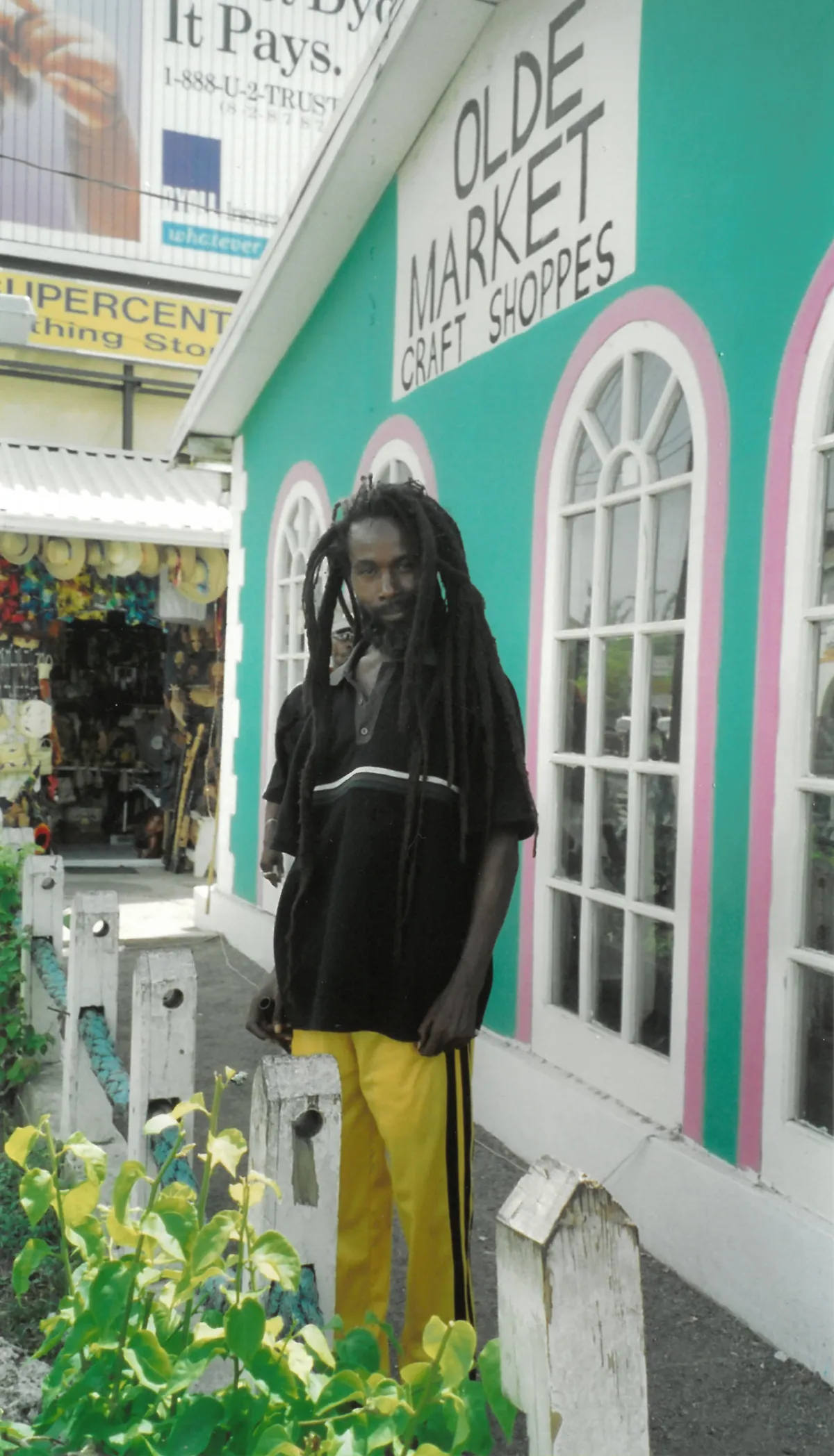 Jamaicai raszta férfi