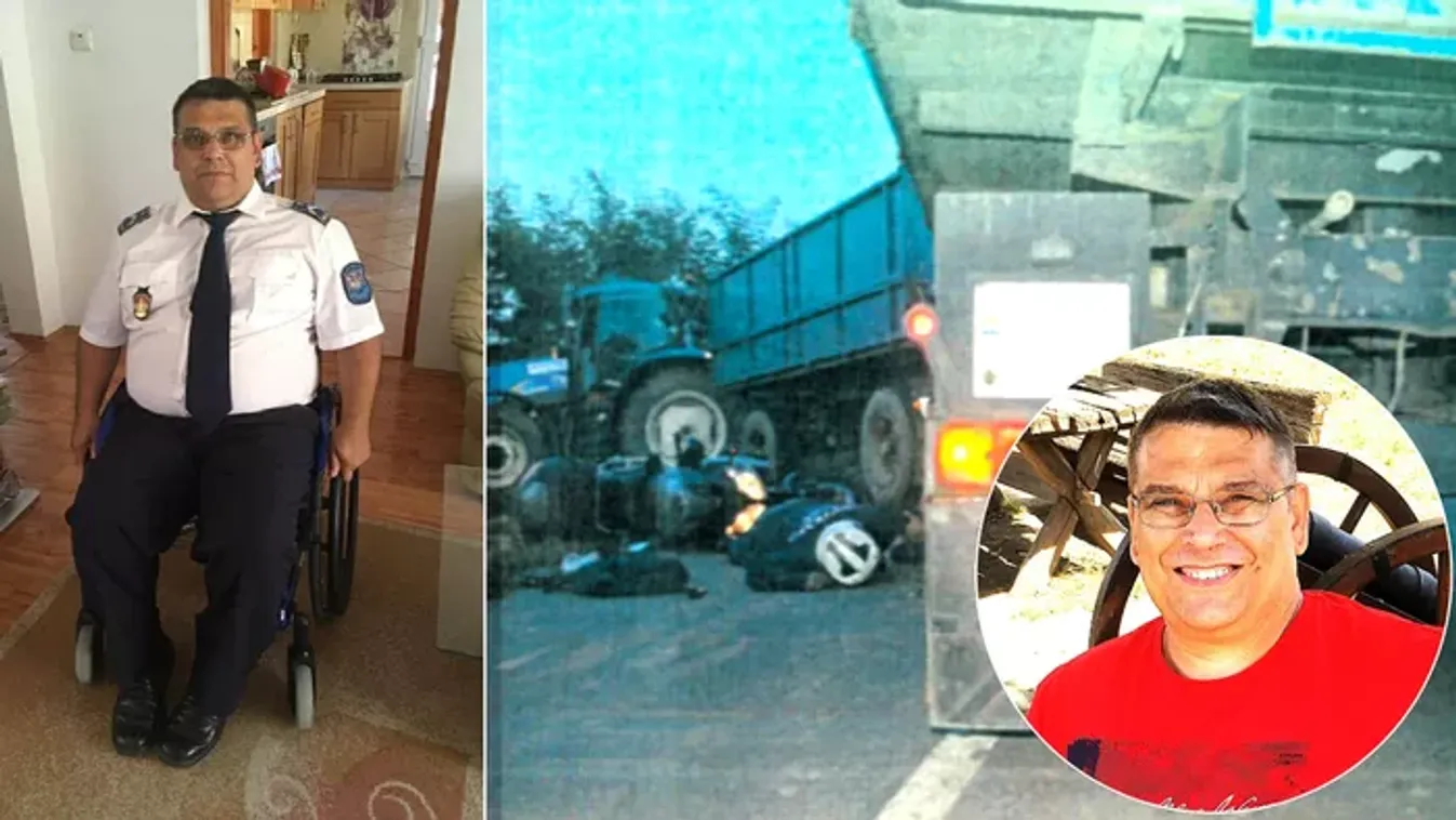 „Egy angyalt, a feleségem arcát láttam, amikor felébredtem” – Kerekesszékbe kényszerült a hős rendőr