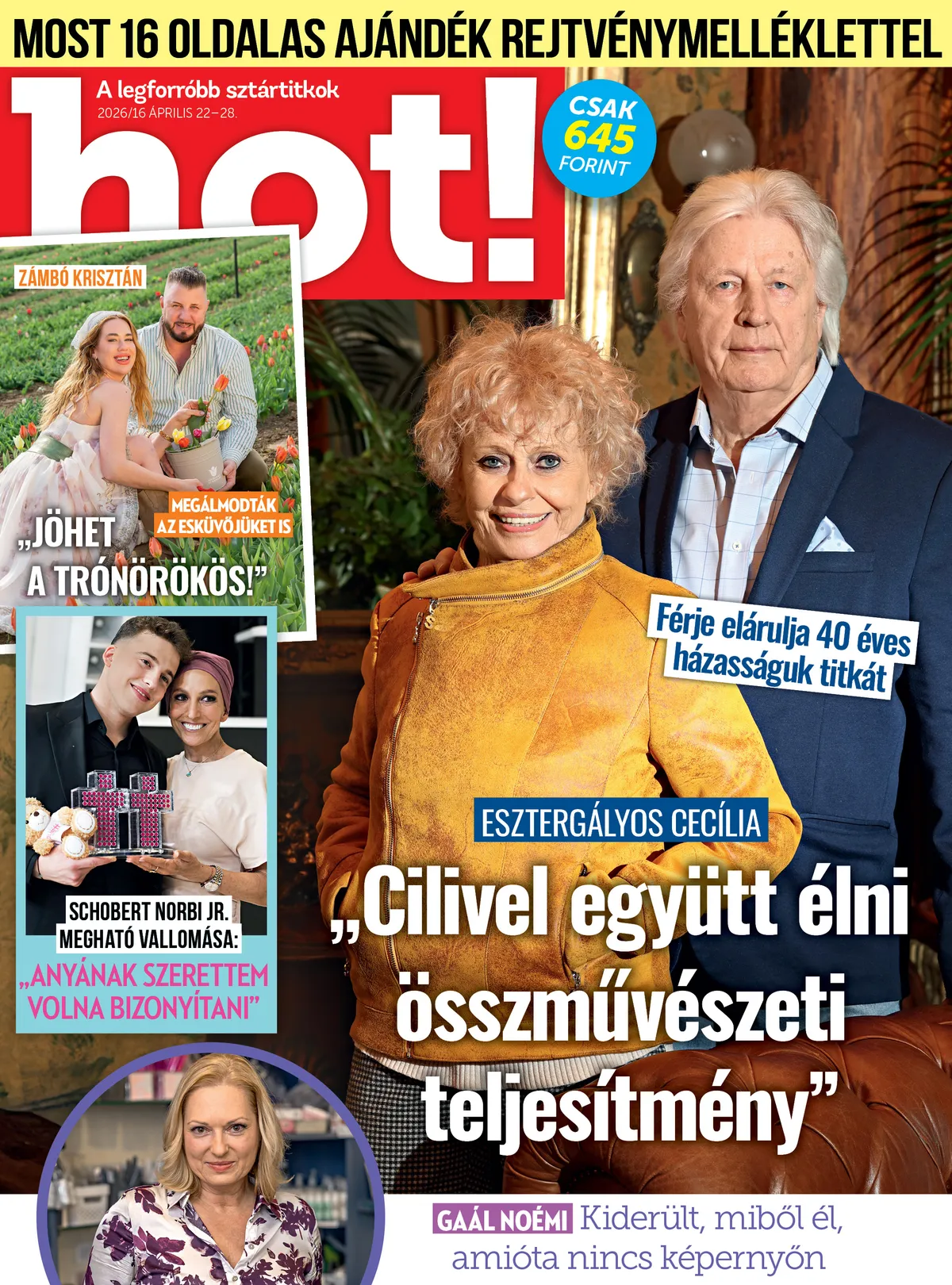 További izgalmas sztárhírekért keres a hot! magazin legfrissebb számát! 