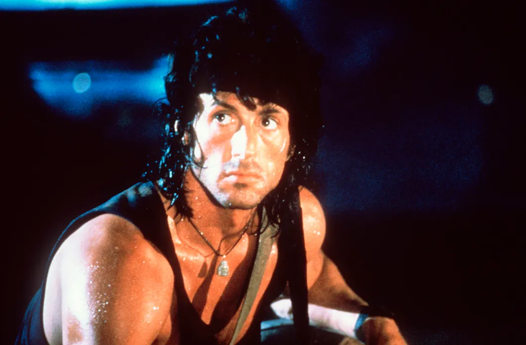 Sylvester Stallone a Rambo 3. részében.