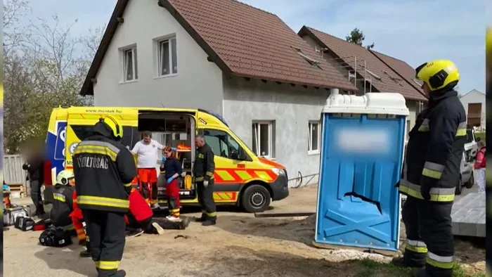 Több mázsás betonfal dőlt egy emberre Mogyoródon