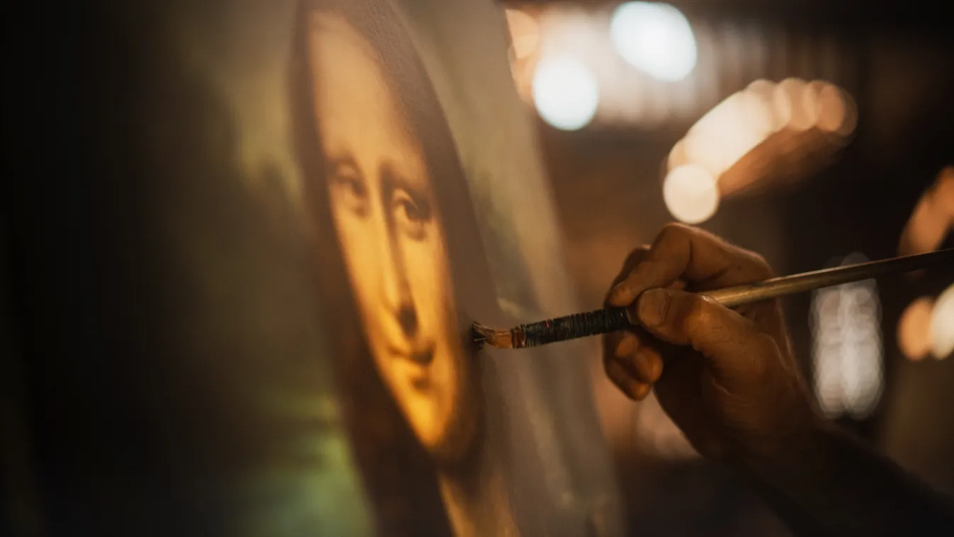Mona Lisa festése, amivel kapcsolatban van kérdés a kvízben.