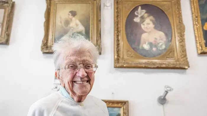 Záporoznak a köszöntések a 109 éves Gizi néninek