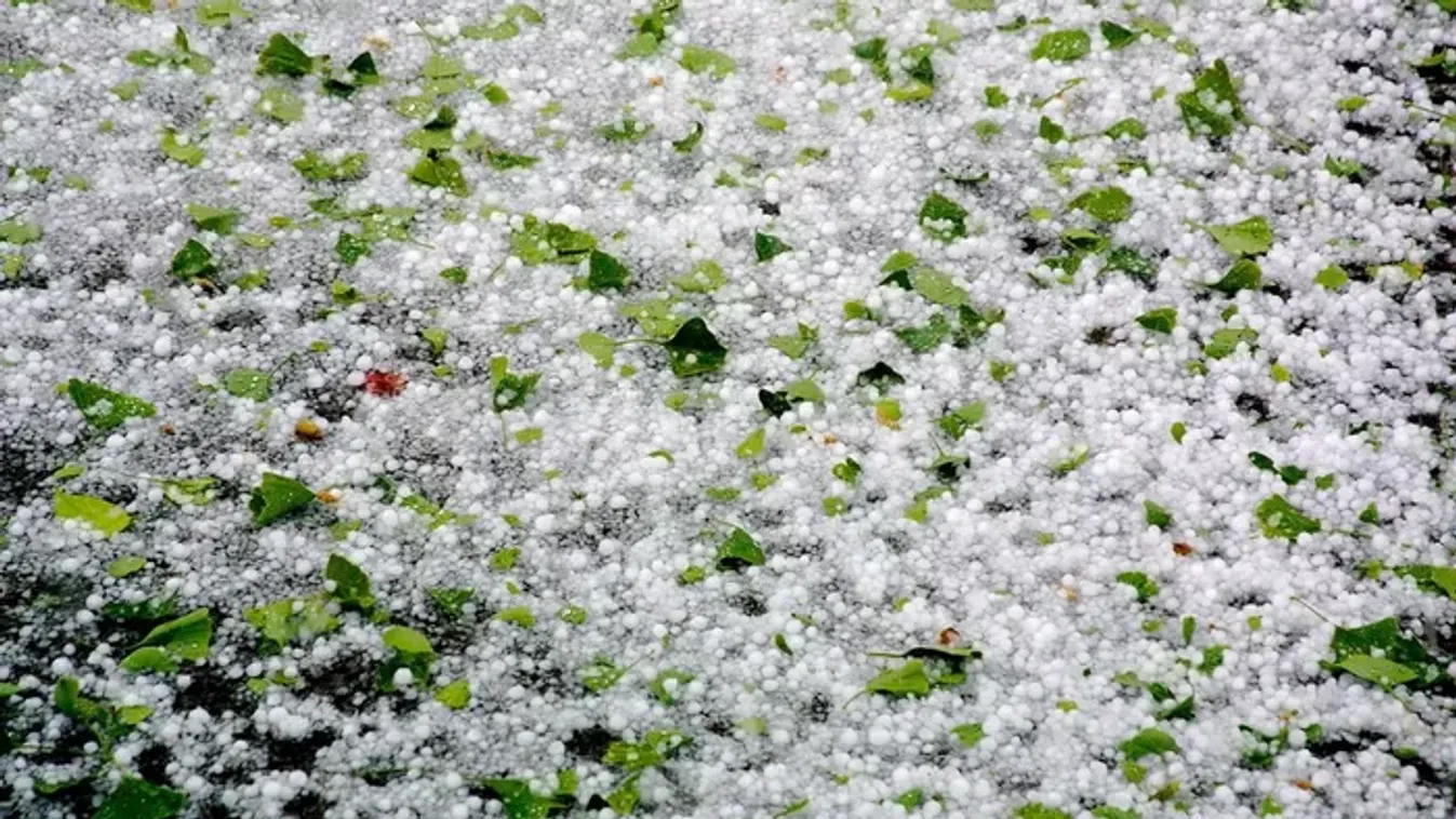 Hihetetlen látvány: jégeső tarolta le a Bakonyt