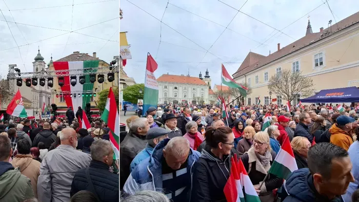 Országjárás: már most óriási a tömeg Székesfehérváron