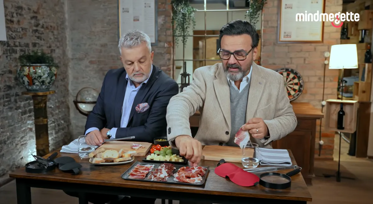 Gianni és Miki a legjobb sonka kóstolása közben