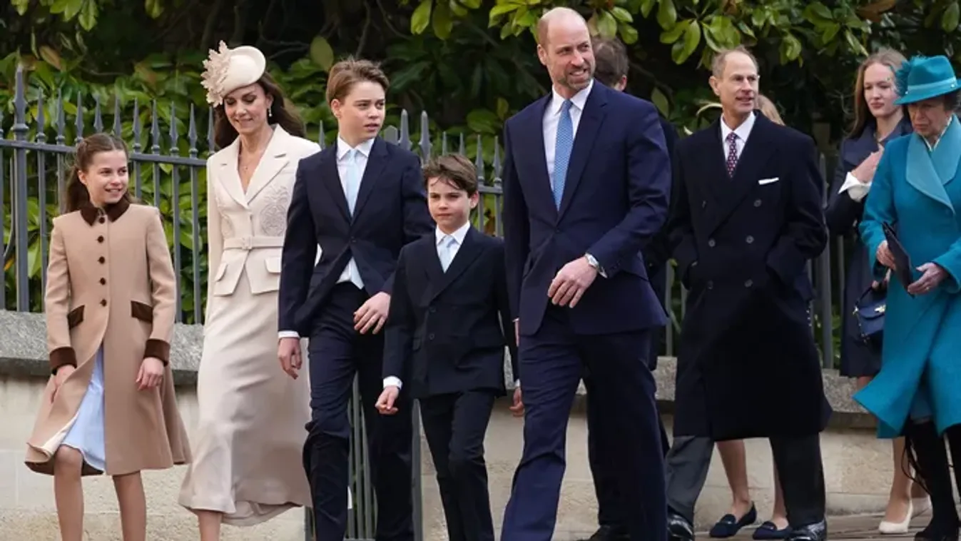 Három év kihagyás után Katalin hercegné ismét megjelent a húsvéti ünnepségen