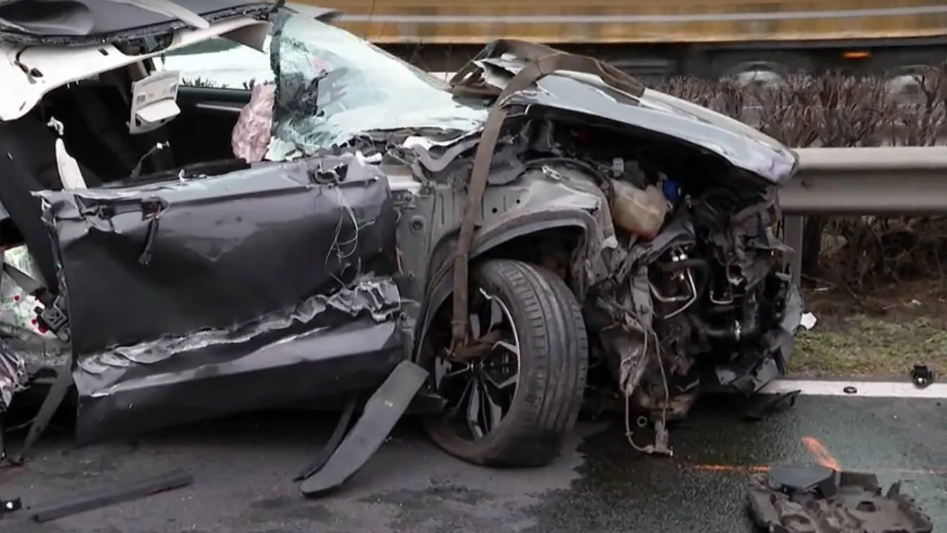 Ócsa, M5 baleset, 2026. április 13. TV2 Tények